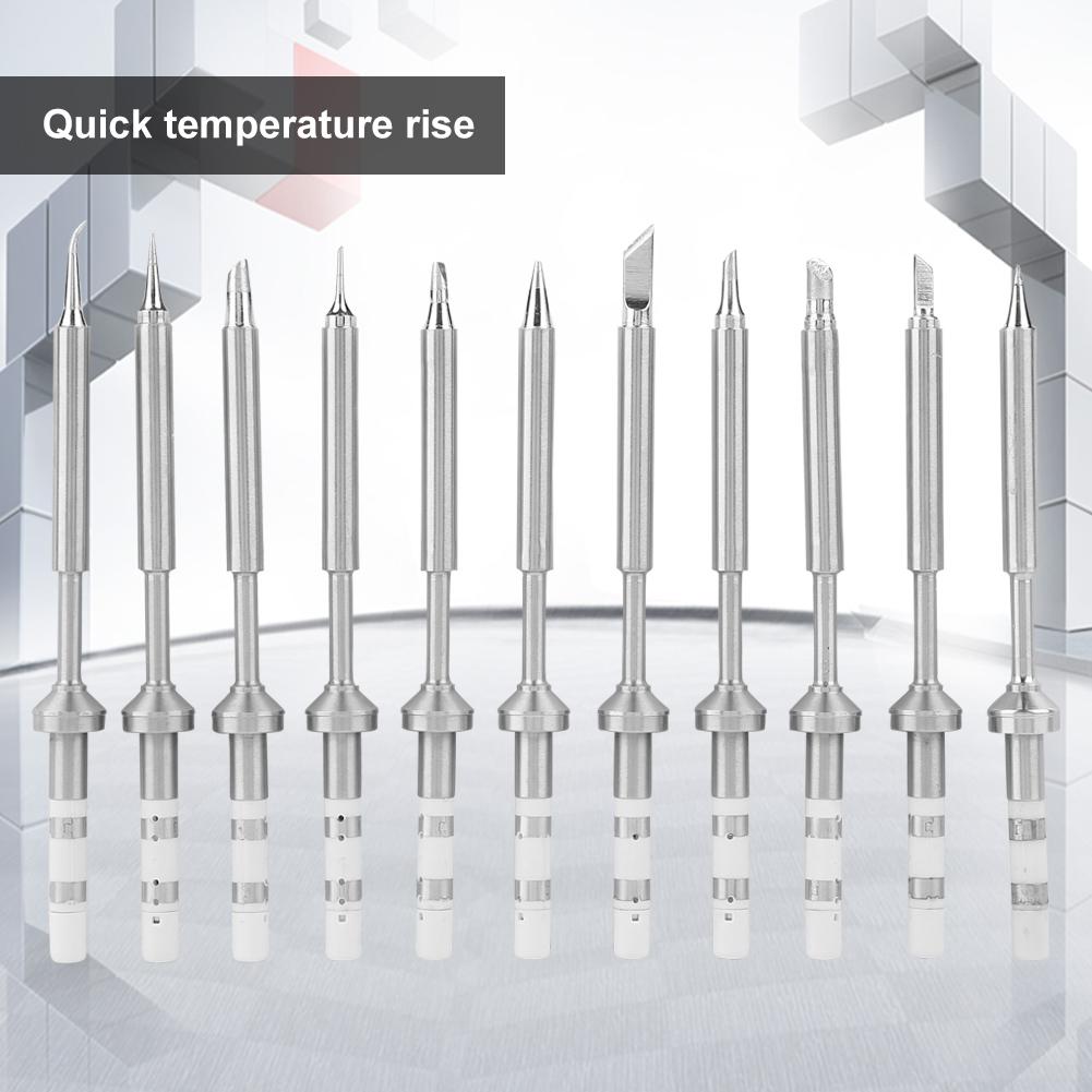 Электрический паяльник с наконечником Mini Pen Type из нержавеющей стали, сменные наконечники для паяльника TS100