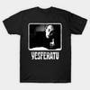 Азиатский размер Хлопковая унисекс футболка Футболка с принтом Yesferatu Nosferatu Позитивный Гот Любитель Хоррора Футболка Печать без вырезания Обычный крой