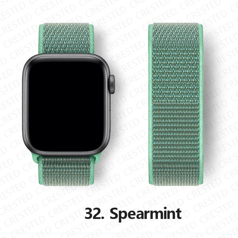 Нейлоновый ремешок для Apple, ремешок для часов 44 мм, 40 мм, 42 мм, 38 мм, браслет для умных часов, ремень, спортивный браслет-петля, iWatch series 3, 4, 5, 6, se, ремешок