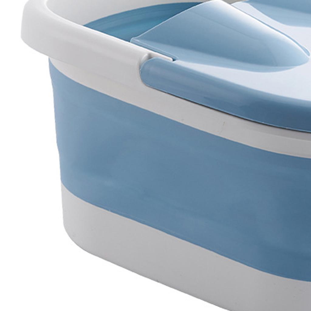 Collapsible Foot Bath Tub with Massaging Rollers Portable Foldable Foot Spa Soak Bath Tub with
