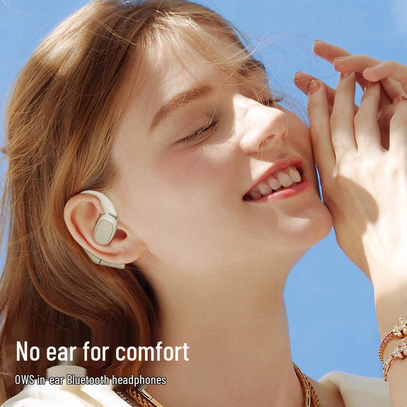 AI Smart True Wireless Noise Cancelling Sports Earhook Earbuds with Universal Bluetooth Connectivity