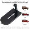 Multifunction Car Roof Rack Step Foldable Car Door Step Universal Latch Hook Auxiliary Foot Pedal Aluminium Alloy Safety Hammer