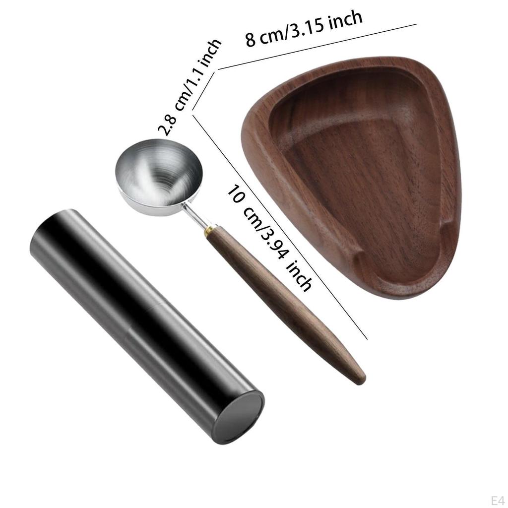 3 миски для кофейных зерен с мерной ложкой и контейнером для использования на кухне