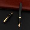 Quality Black Golden Business Student Metal Writing Pens Fountain Pen Inking Pens Signature Pen