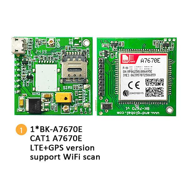 A7670E LTE Cat 1 Multi Band GSM GPRS LBS for Europe Southeast Asia West Asia Africa South Korea