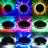 Mini UFO 48 LED Strobe Stage Light Voice Control Multicolor Rotating Disco Party Lights for Christmas Ktv Background Wall Light
