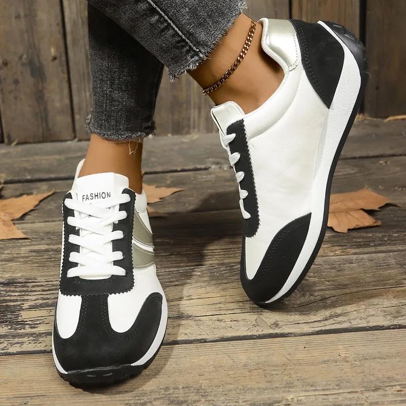 2024 Брендовые женские туфли со шнуровкой спереди, женские вулканизированные туфли, горячая распродажа, цветные, новые, повседневные туфли больших размеров для активного отдыха, Zapatos