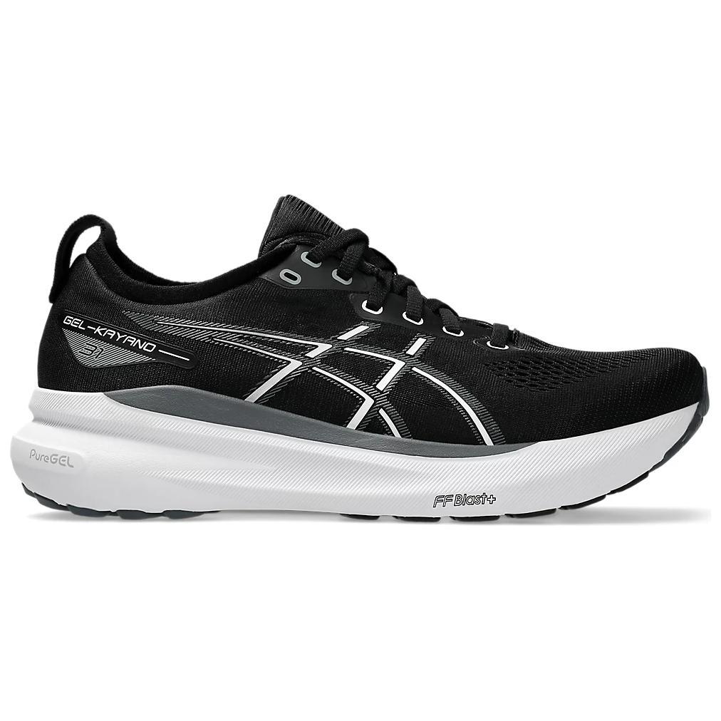 Asics Gel Kayano 31 'Черный Белый' (унисекс) Черно-белые беговые кроссовки 1011B867 002