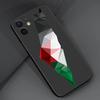 Мягкий ТПУ чехол с картой и флагом Палестины для iPhone XS XR 11 12 13 14 15 16 17 Pro Max