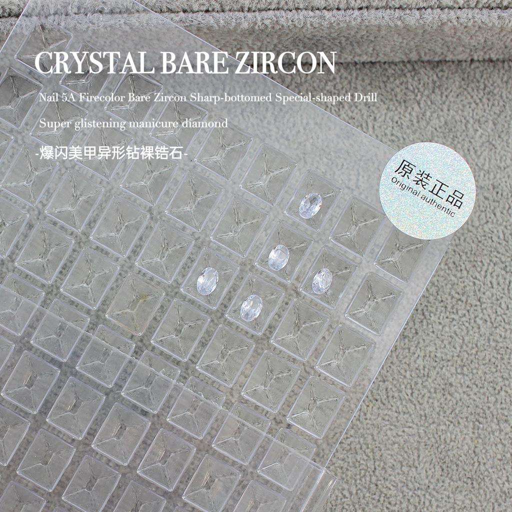 Вспышка Мини Маленький Голый Цирконий Кончик Нижний Куча Бриллиантовый Инопланетный Камень Сахарный Голубиный Яйцо Капля Воды Дизайн Ногтей Конский Глаз Украшения Для Ногтей