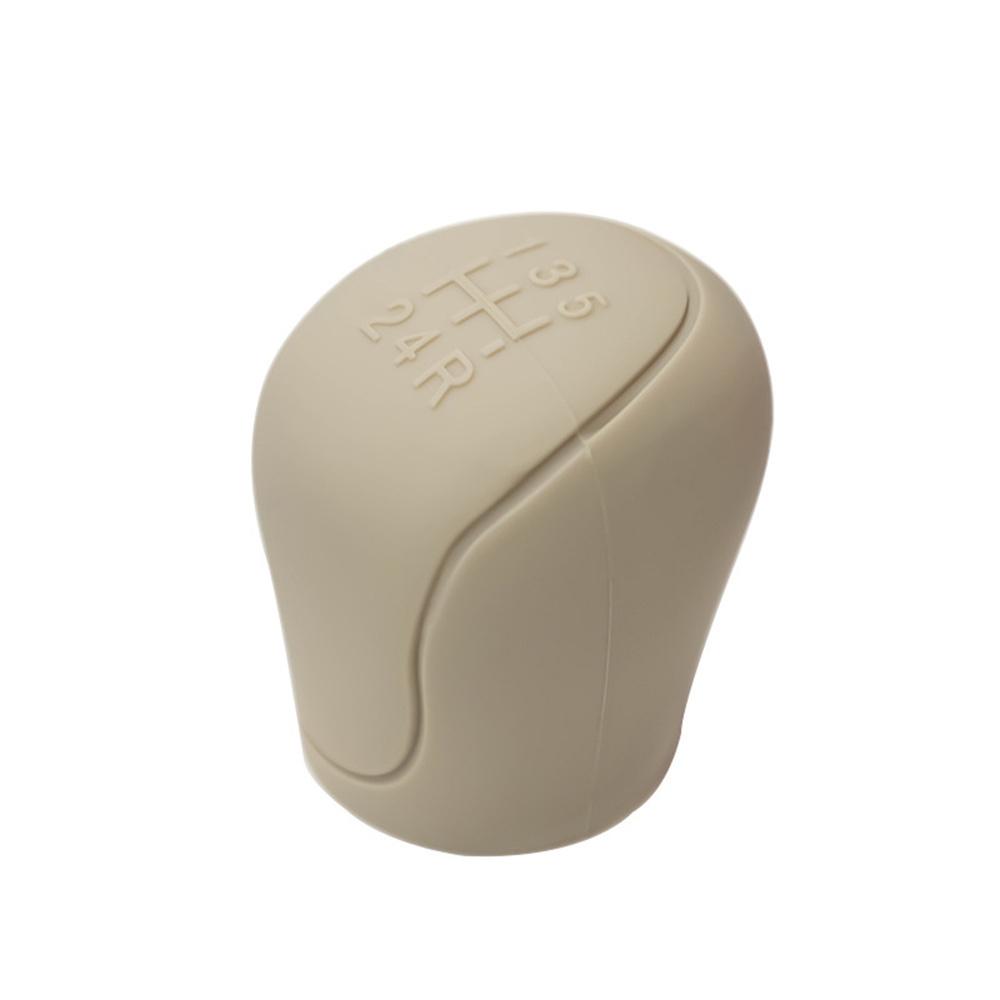 Silicone Car Gear Shift Cover Non-Slip Gear Shift Collars Grip Handle Protective Cover 5 6-speed Manual Car Interior Accessories