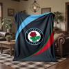 Blackburn Rovers Football Print Flannel Blanket Soft Warm Sofa Bed Throw Blanket For Home Office Bedroom