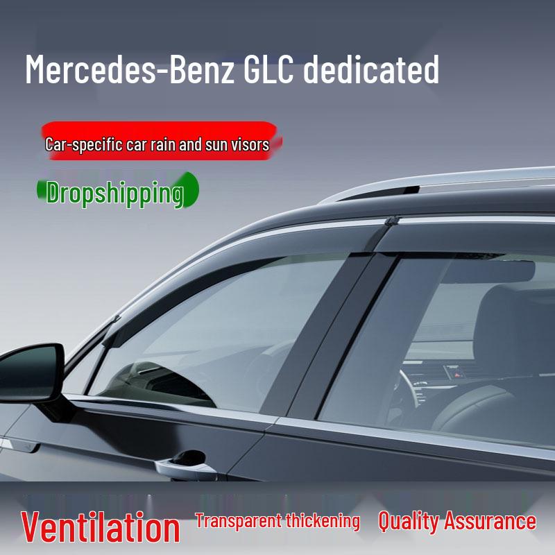 Mercedes GLC200 Rain Shields Car Sun Shades & Window Eyebrows for GLC260L/300L