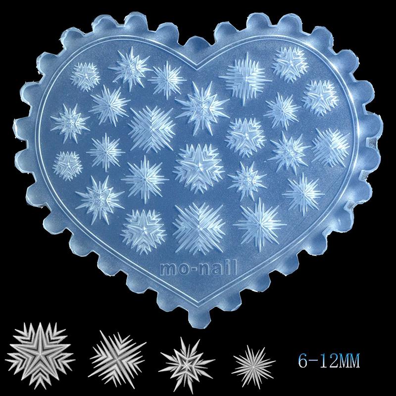 Форма для лепки ногтей Креативный цветок Бабочка Снежинка Украшения для нейл-арта Штамповочные пластины DIY Маникюр Аксессуары для ногтей Инструменты