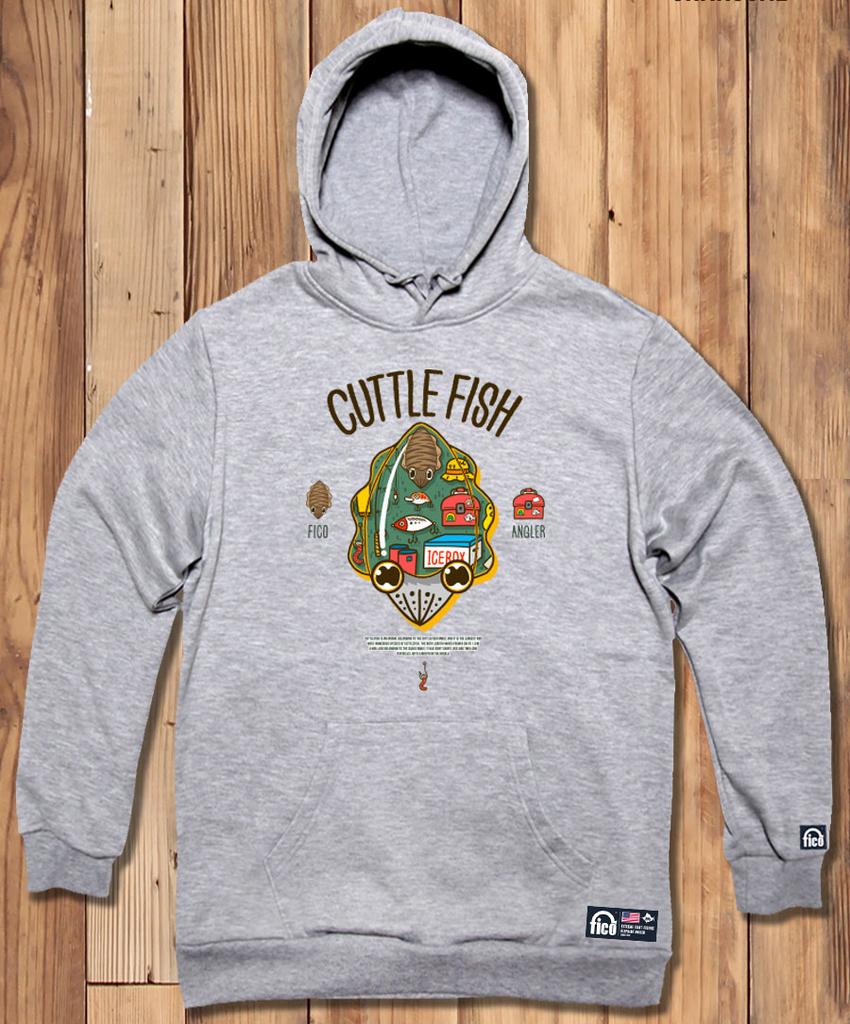 Fico-Hoody-214 Бренд Экстремальная Рыбалка Худи с Капюшоном Fico для Кальмара