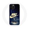 Чехол - Nike - Iphone 14 Pro Max - Золотой логотип - Звездная ночь - Мягкий