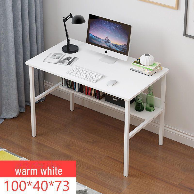 Простой письменный стол для домашнего офиса для студентов и учебы в спальне или арендованном доме