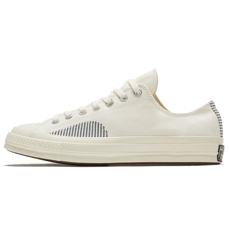 Converse 1970S Chuck 70 Ox Egret Minimalist Comfortable Low-Top Canvas Shoes Unisex Sneakers Off-White 166861C