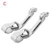 Motorcycle 1-1/4" 32mm Foot Rests Footpeg Long Angled Highway Engine Guard For Harley Electra Glide Road Glide