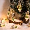 Wish Bottle Christmas Tree String Light Battery Box Warm White Decorative Lamp Girl Heart Photo