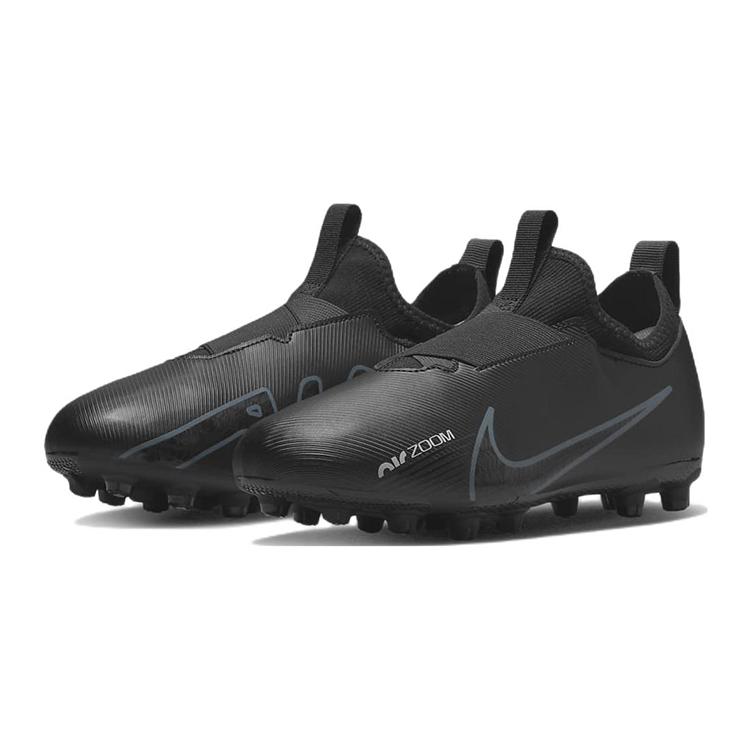 Nike Футбольные бутсы Zoom Vapor 15 Синтетическая кожа Нескользящая Амортизация Устойчивость к истиранию Низкие Черные Детские DJ5618-001