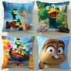 classic animated movie Migration Cushion Cover Soft  EasyWash Pillow Case  Versatile for Couch Bed Travel and Office