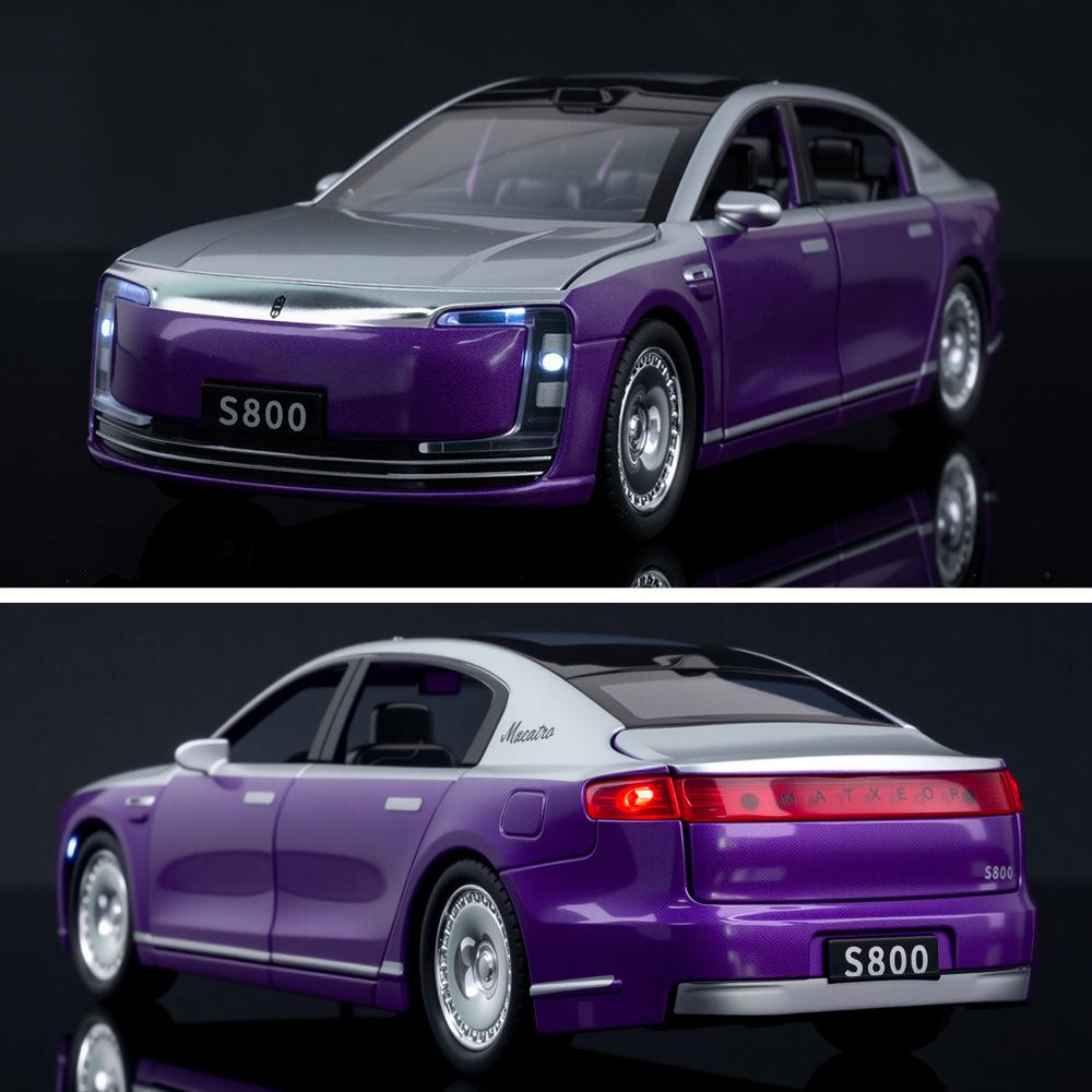 Симуляция 1/32 MAEXTRO S800 Легкосплавная модель автомобиля Орнамент Игрушка Деталь Прямая поставка Подарок