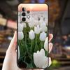 Чехол-цветок тюльпана для Samsung Galaxy A32 A56 A16 A15 A22 A52 A54 A14 A26 A36 A55 A35 A05 A06 A53 A33 A13