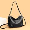100% Cowhide Summer Pleated Handlebags For Women Cloud Bags Leisure Armpit Bag Shopping Shoulder Bags Dumpling Handbag Female