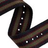 Geckota Vintage Bond 1973 Нейлоновый ремешок для часов Британской армии с черной пряжкой 22 мм - -