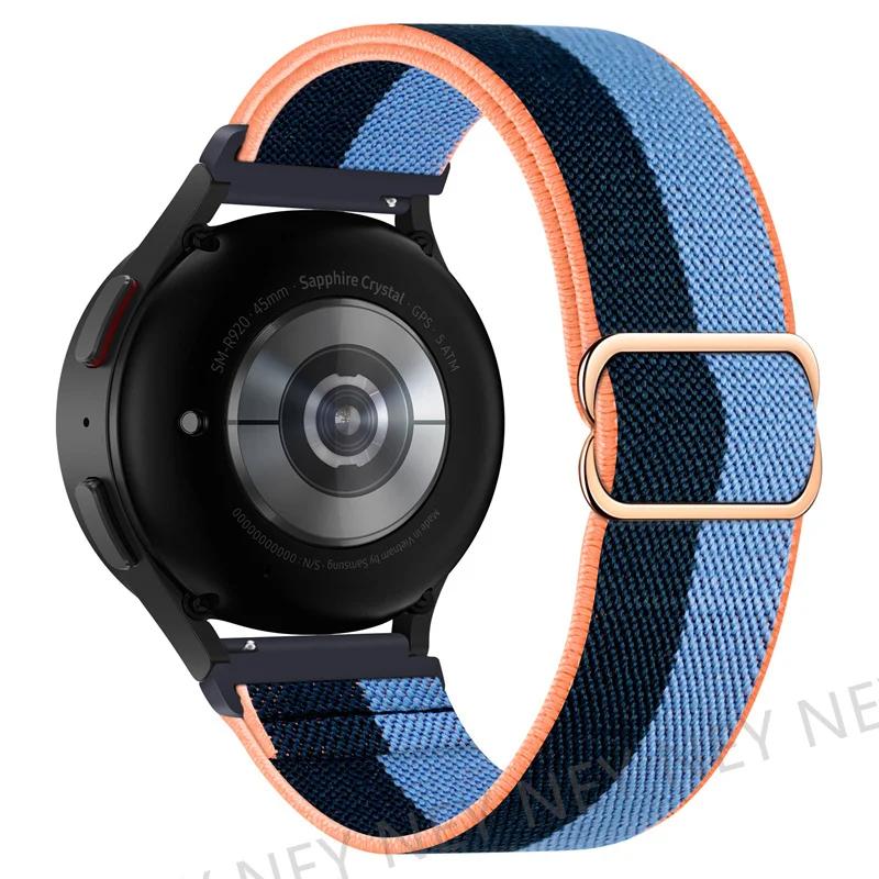 Эластичный блестящий ремешок для Samsung Galaxy Watch 6/5/pro/3/4/classic/Active 2 20мм/22мм браслет Bohemian Pride ремешок для Huawei GT 3-2-e