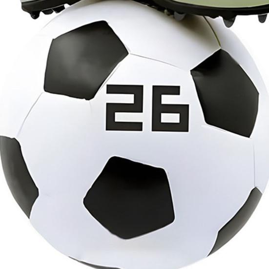 Рождественское украшение Футбольный дизайн Легко повесить Декоративный праздничный кулон с узором на праздничную тему Домашний декор