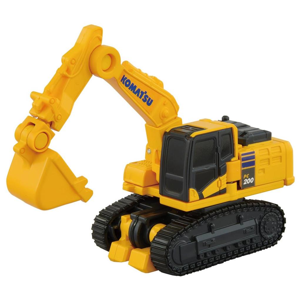 TAKARA TOMY Tomica Job Labor TJB06 Build Braver Гусеничный экскаватор Komatsu PC200 Миниатюрная игрушечная машинка для детей от 3 лет и старше