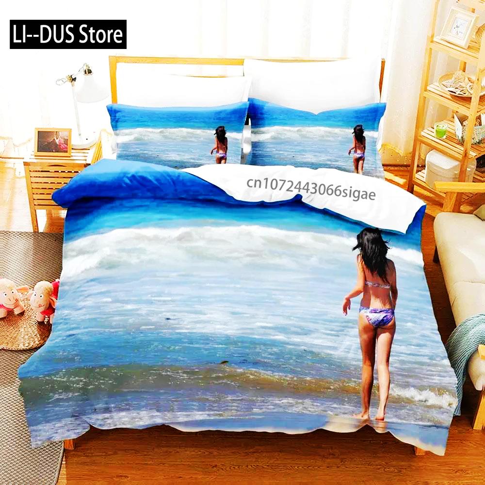 2024 Sexy Selena Gomez Adult Boys Bedding Single Twin Full Queen King Size Duvetcover Anime Parure De Lit Quilt Cover Pillowcase