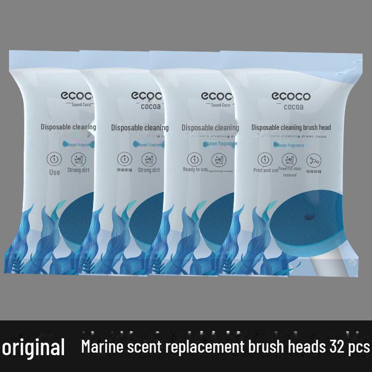 Настенный одноразовый туалетный ершик - двойной ствол, без мертвых углов, инструмент для уборки ванной комнаты