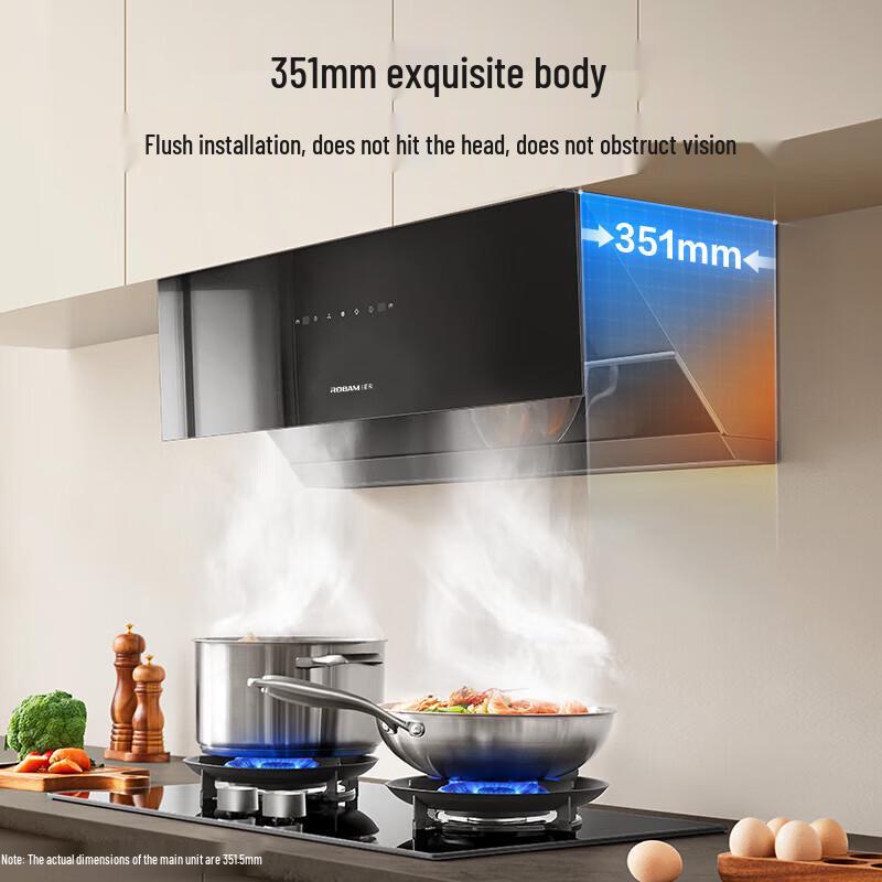 Boss 23m³/min Side-Suction Range Hood with Wave Sensor Control CN plug (adapter included)