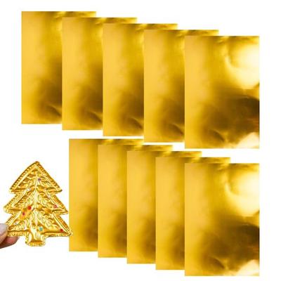 Металлические листы для тиснения, DIY алюминиевые крафт-листы, рождественское искусство, тиснение, листы из оловянной фольги