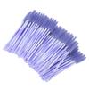 200pcs Mascara Wands Applicator Disposable Eyebrow Brush Set Eyelash Extension Cosmetic ToolLight Purple