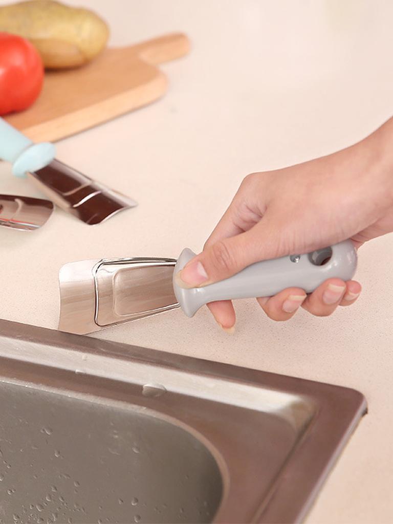 1/2 pcs Stainless Steel Ice Box Ice Scraper Freezer Cleaning Tool Ice Shovel Frost Removal Scraper