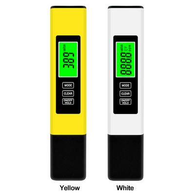 Цифровой тестер воды 4 в 1, ручка-тестер качества воды 0-9990 ppm, ЖК-дисплей с подсветкой для системы RO-RODI, аквариумов с питьевой водой