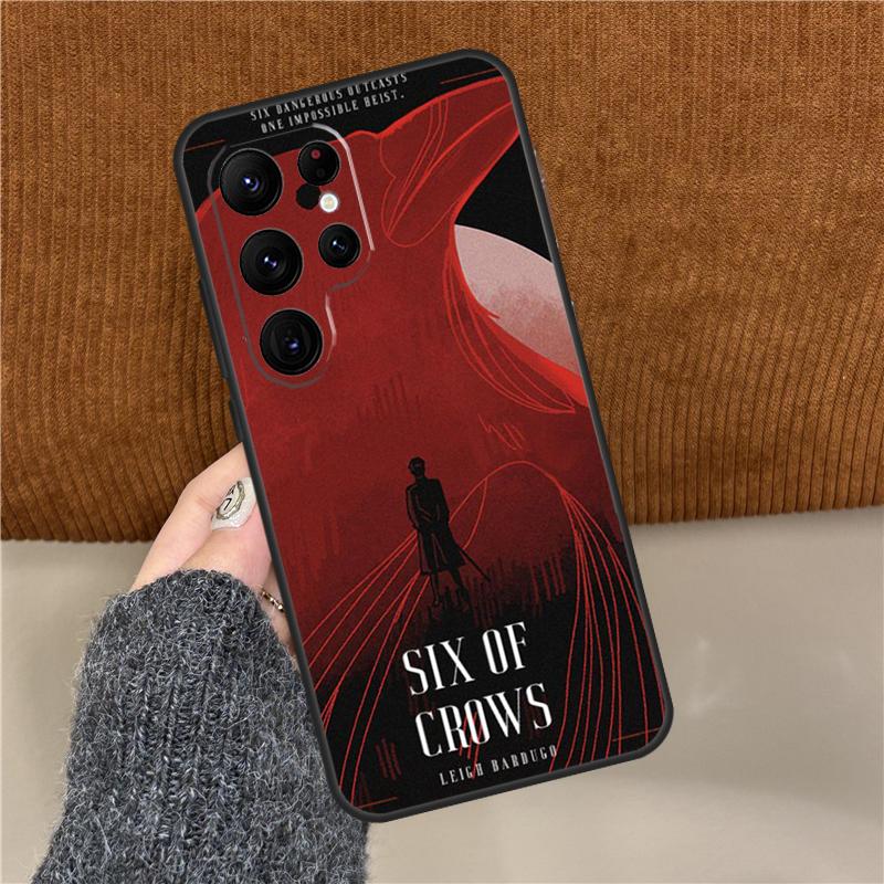 Чехол для телефона "Шестерка воронов" для Samsung Galaxy S25 Ultra S9 S10 Plus S20 FE S21 S22 S23 S24 Ultra Задняя крышка