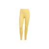 Adidas Optime Power 7/8 Leggings Solid Color Logo Fitness Nine-Point Sports Pants Women Leggings Bright-Yellow IT6749