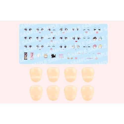 Kotobukiya (KOTOBUKIYA) Sousai Shojo Teien Customized Face & Decal Set Vol. 7 [Raghono Erika Design for Madoka Yuki B] Approximately 18mm Tall 1/10 Sc