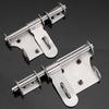 Предохранительный болт, нержавеющая, простая установка, гладкая защелка для раздвижных ворот из нержавеющей стали для ворот
