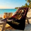 Galatasaray Personalized Name Beach Towel Soft Durable Quickdry Portable For Swimmingbeachcamping Travel Beach Accessoriesgym