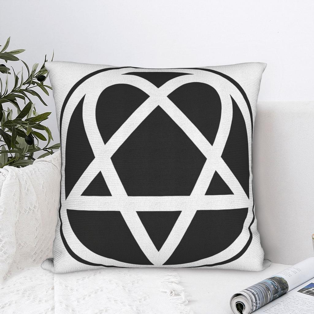 Подушка с золотым Heartagram Чехол для подушки Мягкий чехол для подушки Новинка Чехол для подушки для дивана Кушетки Спальни