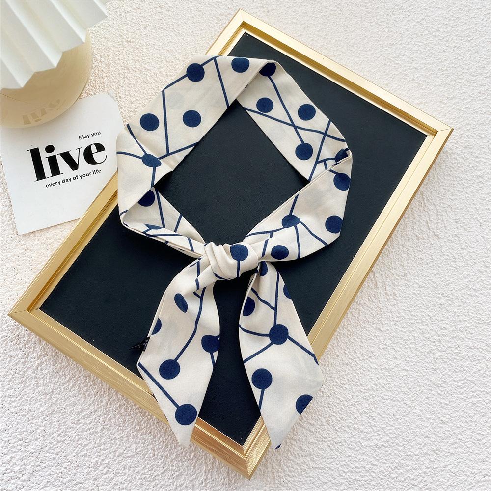 New Scarves Silk Scarves Women'S Spring And Autumn Season Long Decorative Professional Scarves Summer Thin Styles Paired With Shirts Stylish