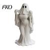 Niche Personality Statue Ghost Lady Ornament, Durable PLA 3D Printing Halloween Figure, Decor Figurine Full of Mystery Collectible, for Desktop