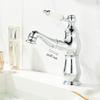 BAKALA Pull Out Bathroom Basin Sink Faucet Hot Cold Water Mixer Tap Golden Faucets Crane with Spray Tall Bathroom Faucet
