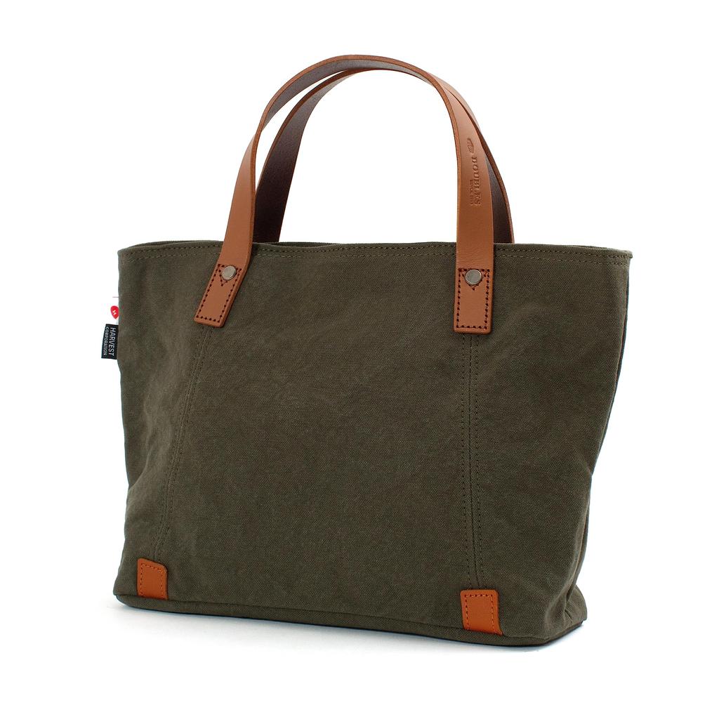 Маленькая сумка с 10 парафинированными сумками x итальянской выделанной коровьей кожей [Doubles], B5, перегородки, нет. биообработанный BQZ-7432 (хаки)